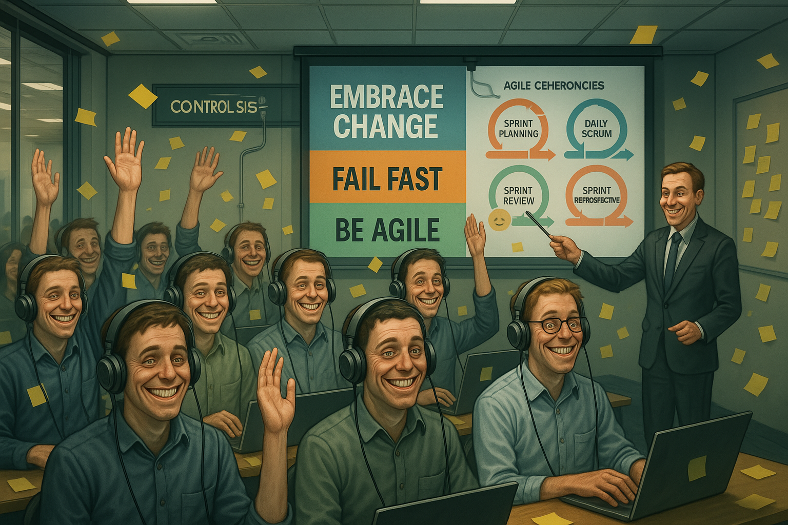 Como o Agile Condicionou uma Geração a Obedecer Sorrindo
