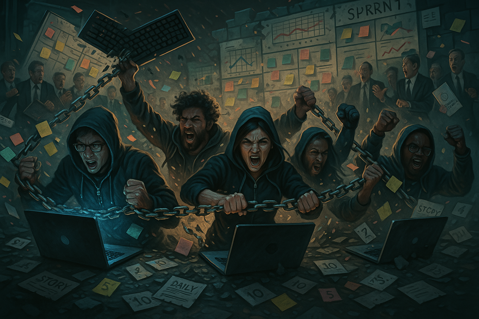 Por Que Hackers Rejeitam Agile: A Rebelião Técnica na Indústria de Software